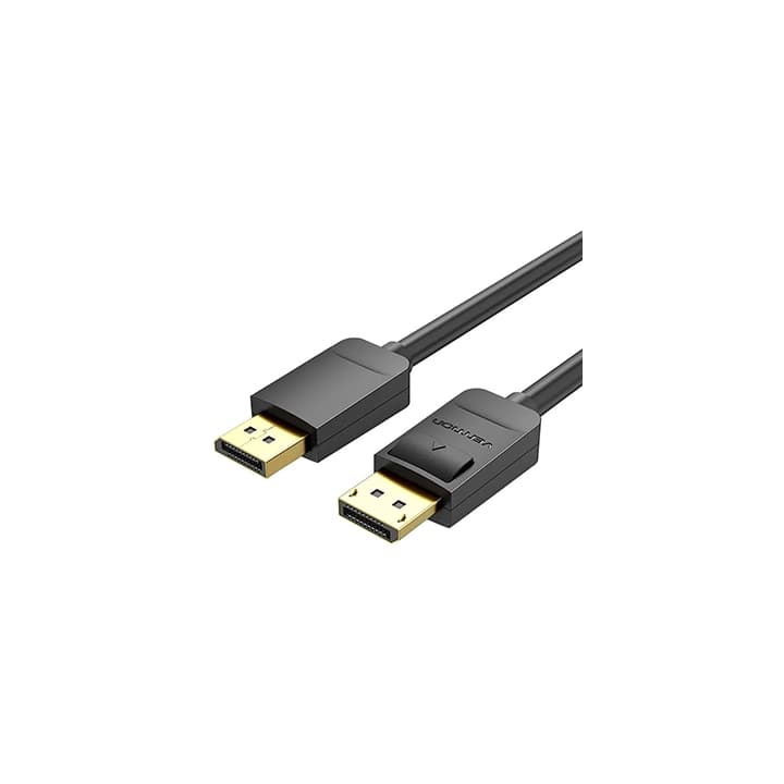 VENTION DISPLAY PORT MALE TO MALE 4K HD CABLE 1.5M BLK
