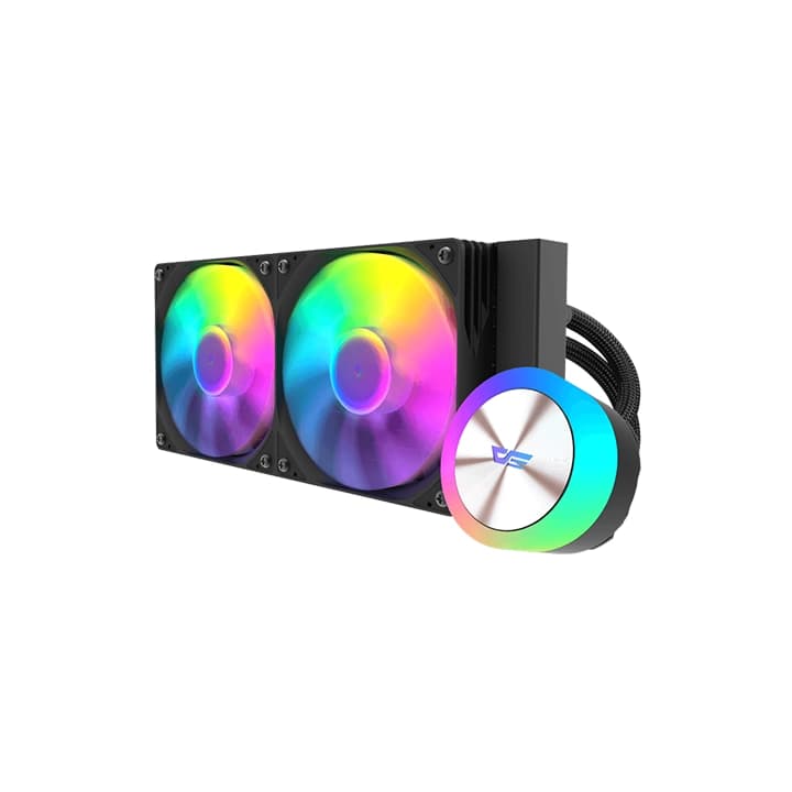 DARKFLASH DG240 ARGB LIQUID CPU COOLER BLACK AIO