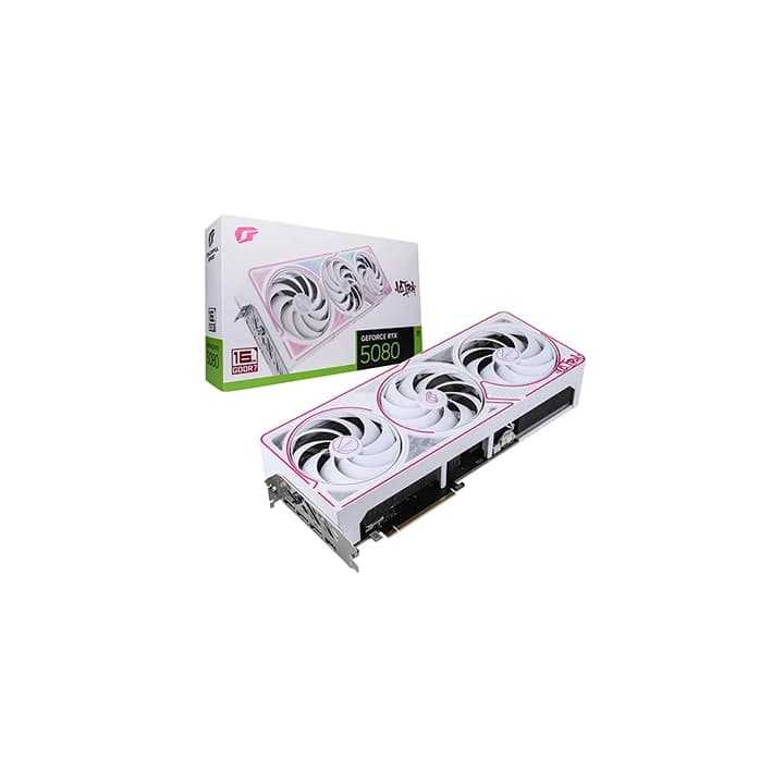 COLORFUL IGAME RTX 5080 ULTRA WHITE OC 16GB-V 3 FANS