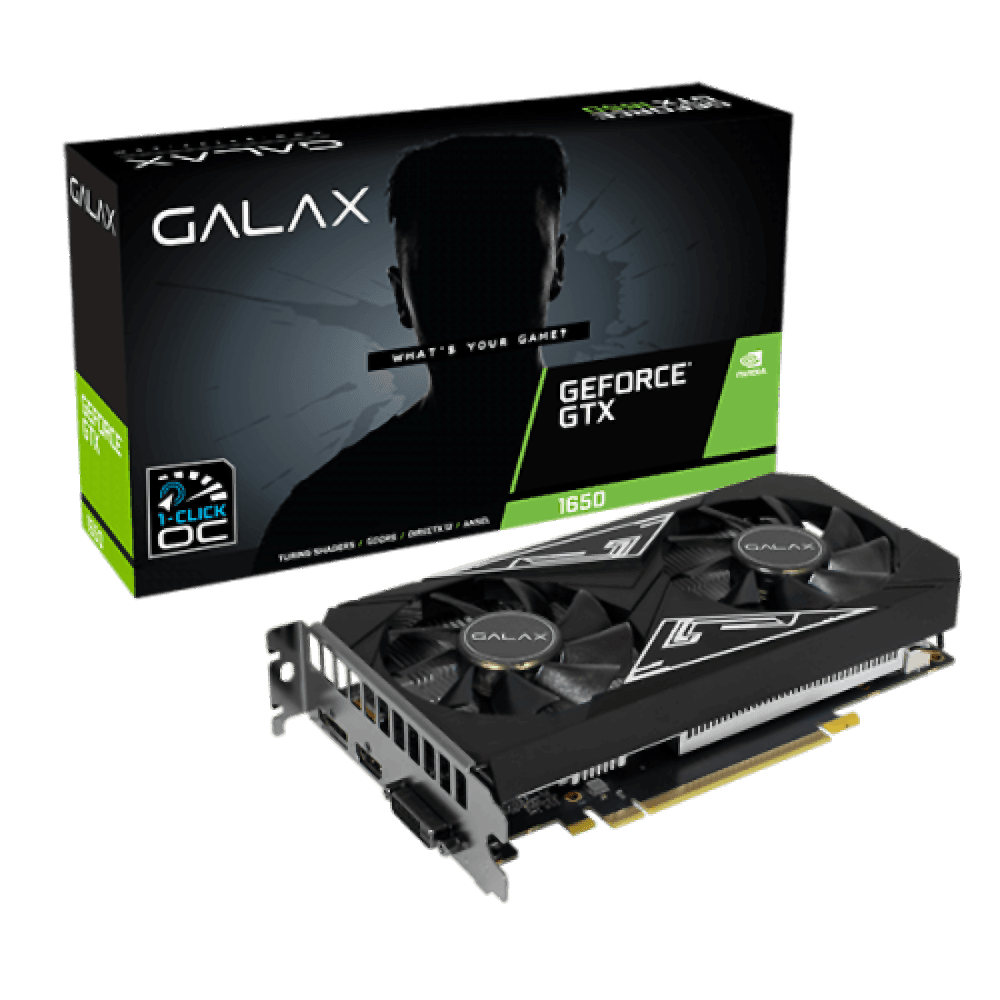 GALAX GTX1650 EX PLUS 1-CLICK OC PCIE 4GB - Galax PC PARTS | Buy at UniPC