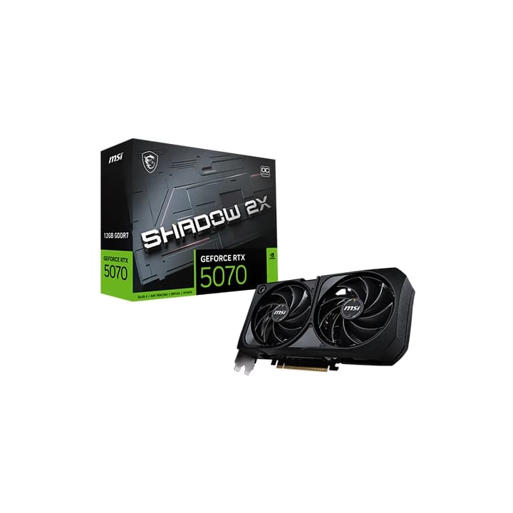 MSI GEFORCE RTX 5070 12G SHADOW 2X OC - MSI PC PARTS | Buy at UniPC