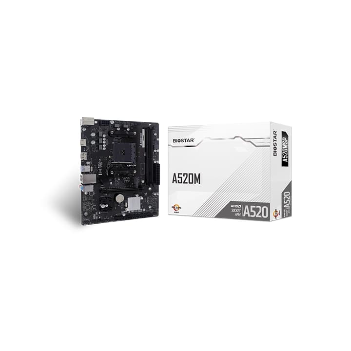 BIOSTAR A520MSP AM4 DP|HDMI|DDR4|MATX|2DIMM