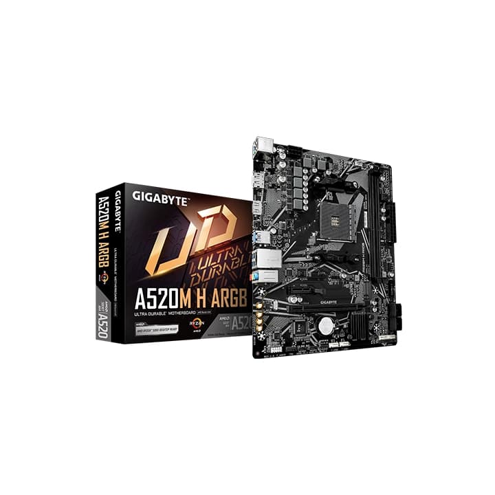 GIGABYTE A520M-H ARGB HDMI/DSUB |AM4|DDR4|MATX