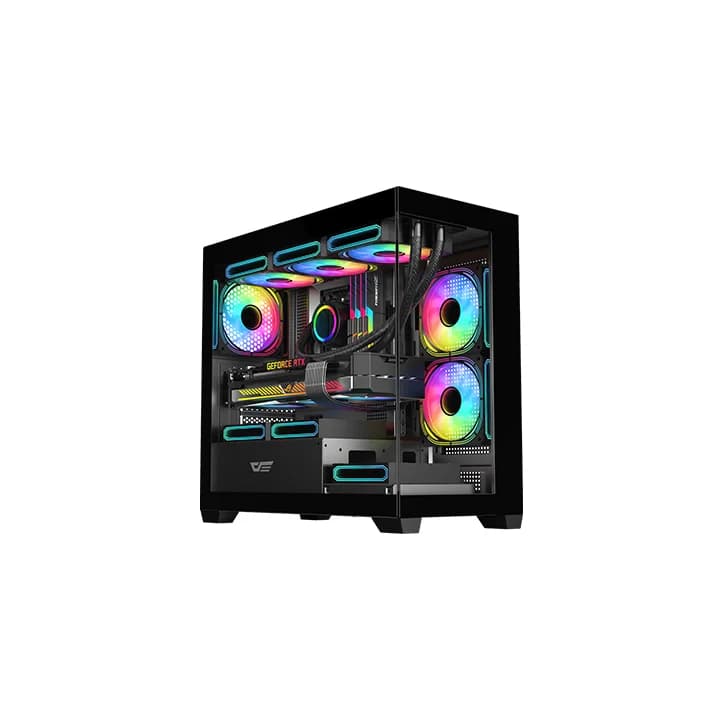 DARKFLASH DS900M M-ATX PSU+ARGB FAN BLACK - Darkflash PC PARTS | Buy at UniPC