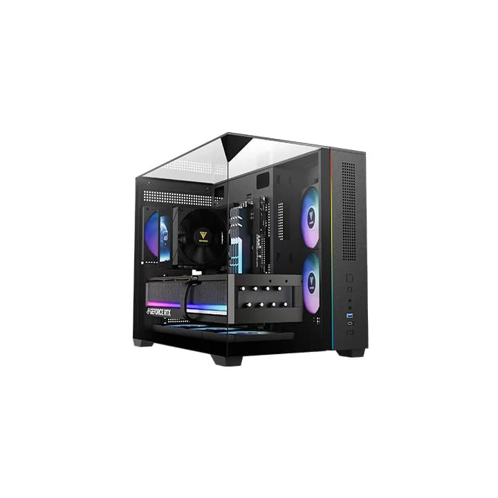 GAMDIAS ATLAS M3M GAMING CASE BLK