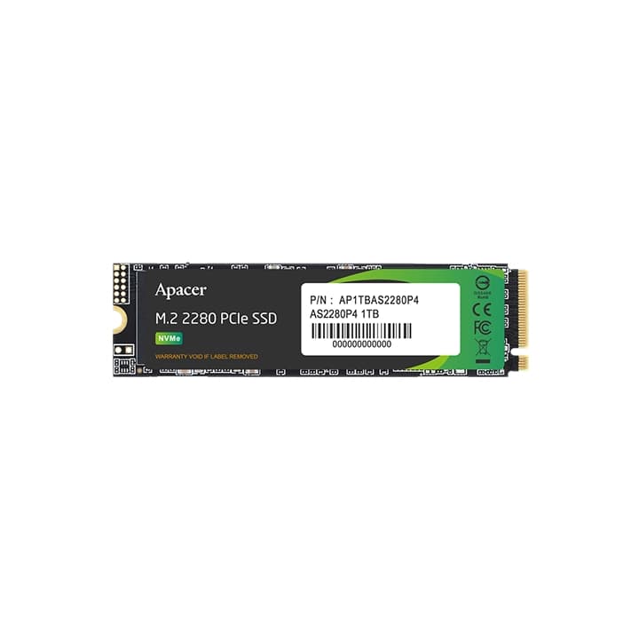 APACER AP1TBAS2280P4-1 M.2 PCle 1TB NVMe GEN3X4
