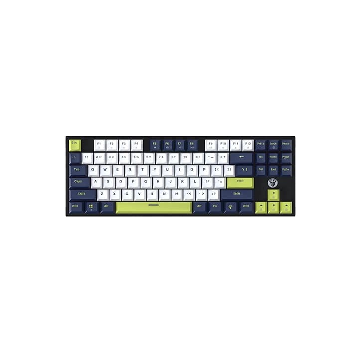 FANTECH MK-877S ATOM87s WHITE B/S MORI EDITION MECHANICAL KEYBOARD