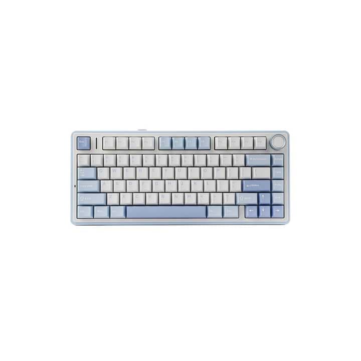 AULA F75 (BLUE WHITE D.BLUE (SEA SALT BLUE) GRAY WOOD SWITCH - Aula PERIPHERALS | Buy at UniPC