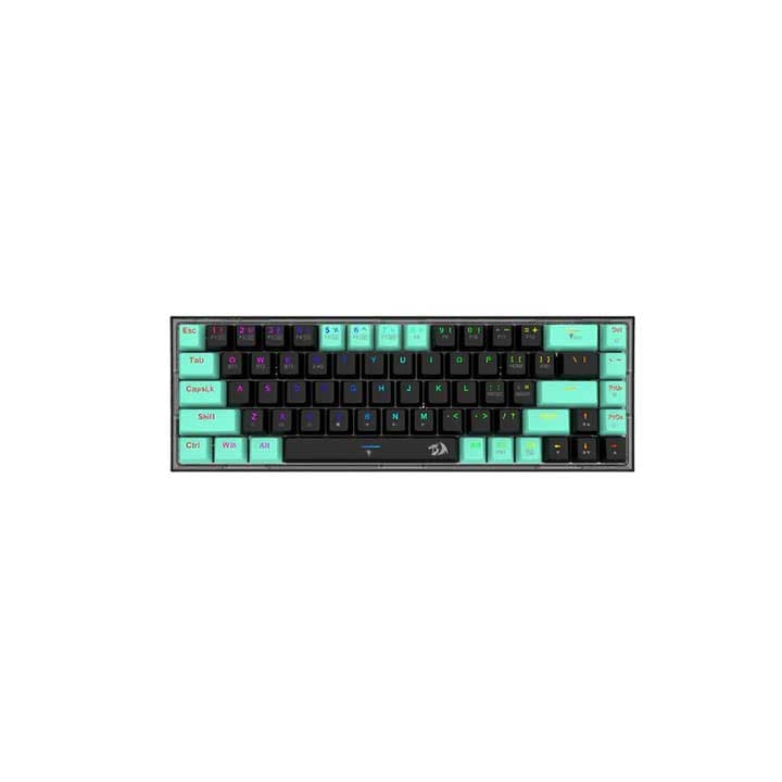 REDRAGON CASTOR PRO (BLACK-GREEN YELLOW SWITCH) (K631RGB-PRO-BG)
