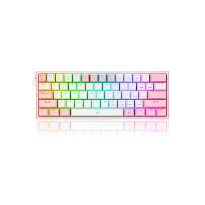 REDRAGON FIZZ WHITE-PINK (K617-RGB) - Redragon PERIPHERALS | Buy at UniPC
