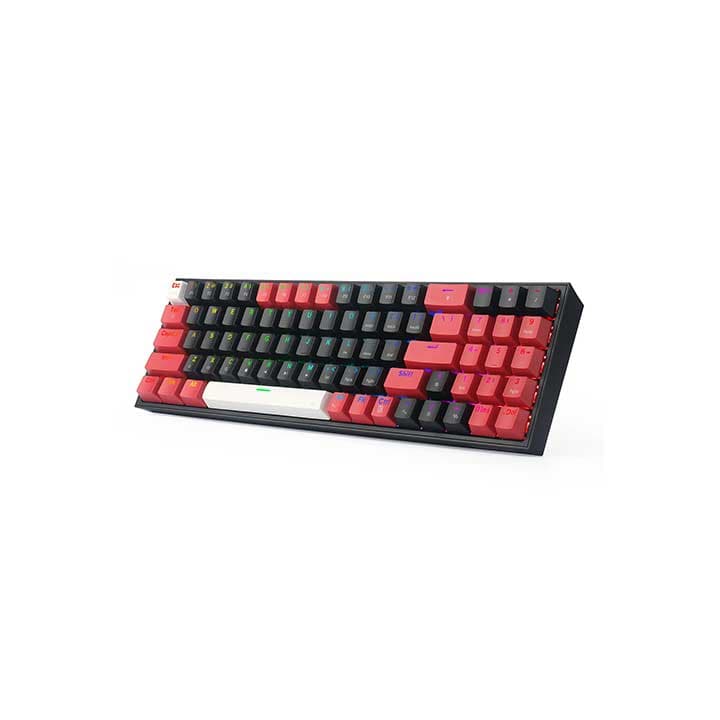 REDRAGON POLLUX (BLK-RED-WHITE) (K628RGB-BRW) - Redragon PERIPHERALS | Buy at UniPC