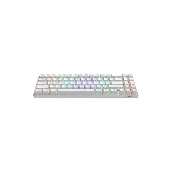 ROYAL KLUDGE RK71 WHITE WIRELESS RGB BROWN SWITCH - Royal Kludge PERIPHERALS | Buy at UniPC