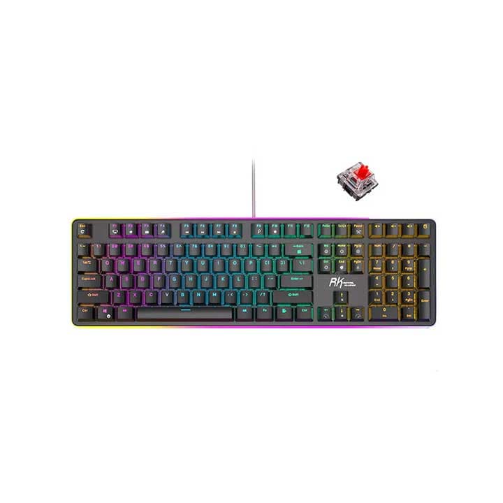 ROYAL KLUDGE RK919 BLACK WIRED BROWN SWITCH - Royal Kludge PERIPHERALS | Buy at UniPC