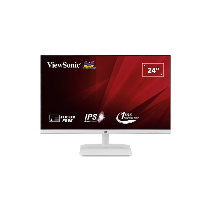 VIEWSONIC VA2432-H 24" FRAMELESS BLACK 100HZ - Viewsonic PERIPHERALS | Buy at UniPC