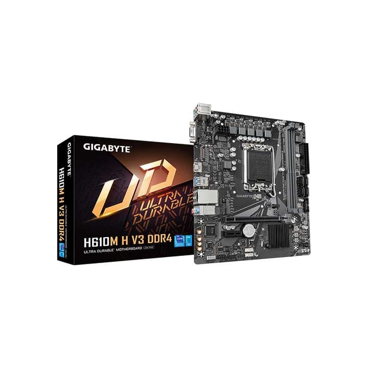 GIGABYTE GA-H610M-H-V3 (LGA1700)|DDR4|MATX