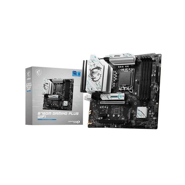 MSI B760M GAMING PLUS WIFI (LGA1700)|DDR5|MATX
