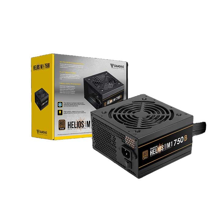 GAMDIAS POWERSUPPLY HELIOS 750WATTS BRONZE M1-750B - Gamdias PC PARTS | Buy at UniPC