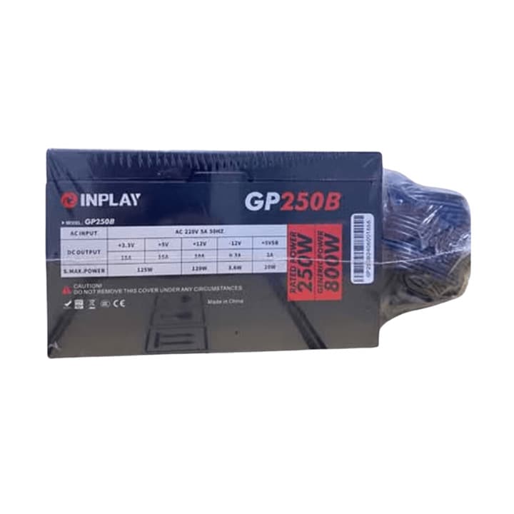 INPLAY GP250B ATX GENERIC POWER SUPLY (NO BOX) - Inplay PC PARTS | Buy at UniPC