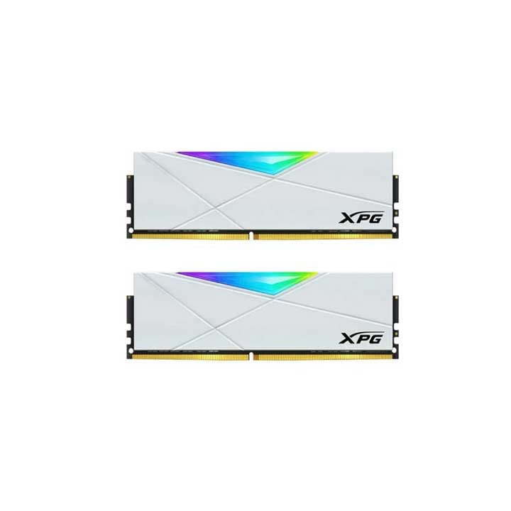 ADATA XPG SPECTRIX D50 32GB (16GBX2) DDR4 3600 RGB WHITE (AX4U360016G18I-DW50) - Adata PC PARTS | Buy at UniPC