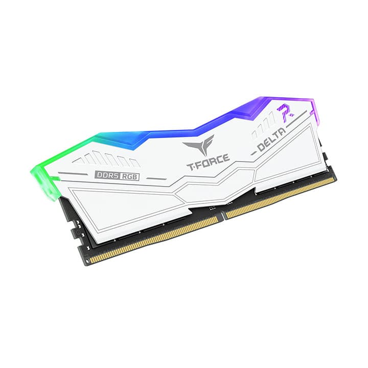 TEAM T-FORCE DELTA 32GB (2X16GB) DDR5 RGB 6400MHZ WHITE - TEAM PC PARTS | Buy at UniPC