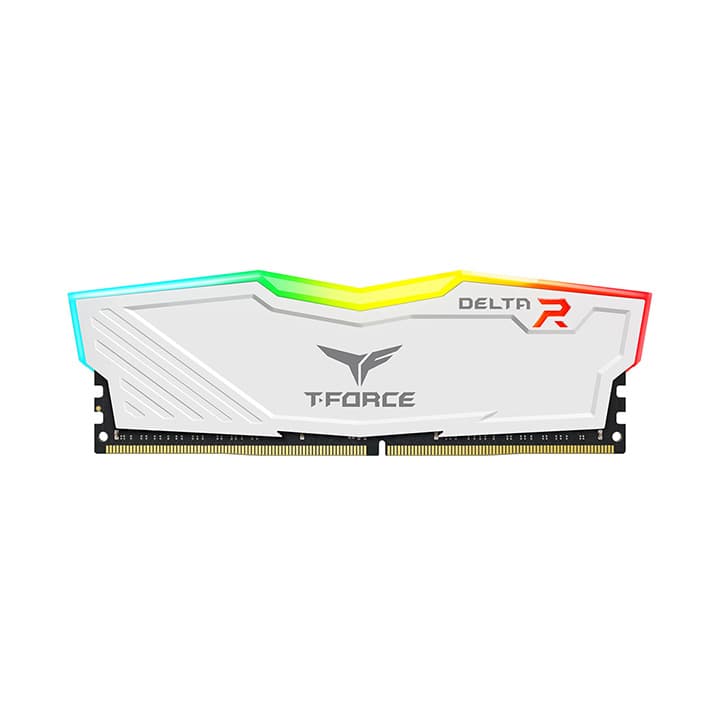 TEAM T-FORCE DELTA RGB 8GB DDR4 3600MHZ (WHITE) - TEAM PC PARTS | Buy at UniPC