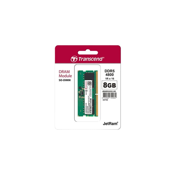 TRANSCEND 8GB DDR5 4800MHZ SODIMM - Transcend PC PARTS | Buy at UniPC