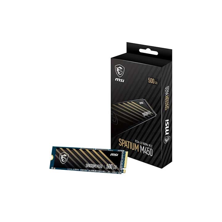 MSI SPATIUM 500GB M450 M.2 PCIE 4.0 - MSI PC PARTS | Buy at UniPC