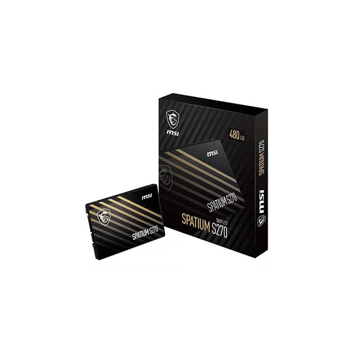 MSI SPATIUM S270 480GB SATA 2.5" - MSI PC PARTS | Buy at UniPC