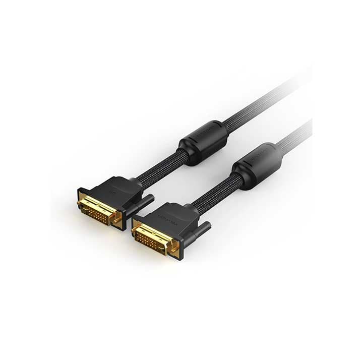 VENTION DVI (24+1) MALE TO MALE CABLE 1.5M BLACK