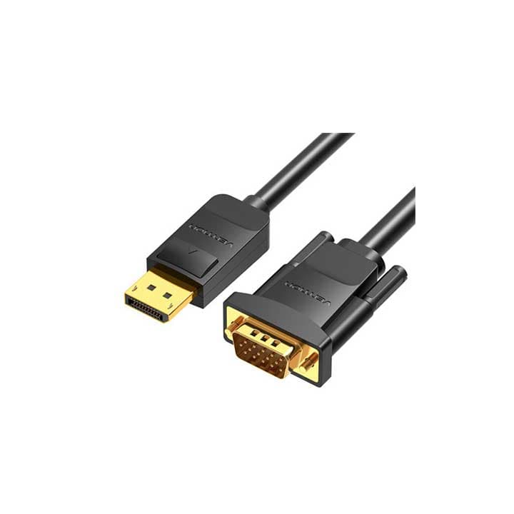 VENTION DP TO VGA CABLE 1.5M BLACK (HBLBG)