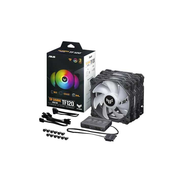 ASUS TUF TF120 ARGB FAN (BLACK) 3IN1