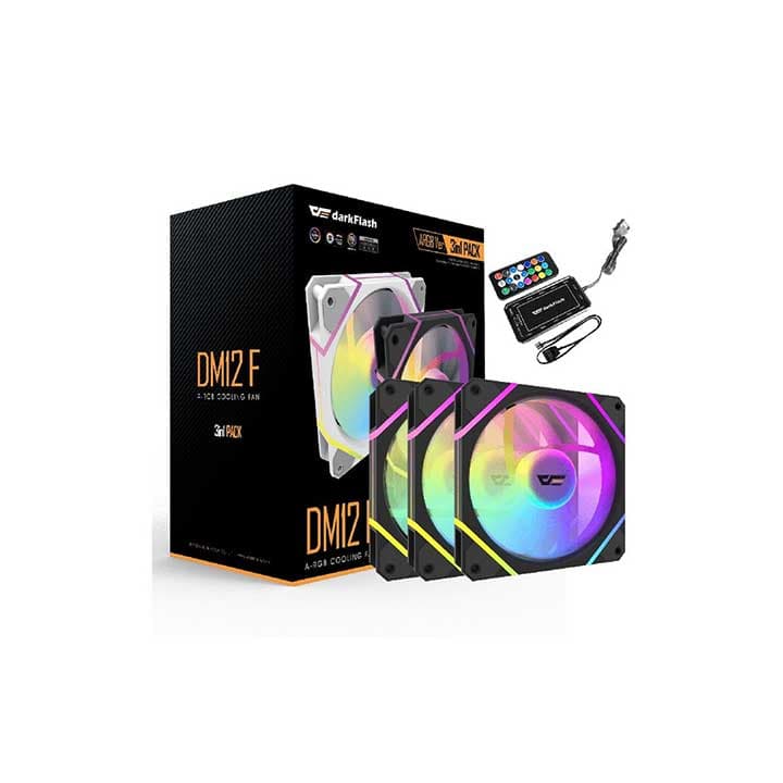 DARKFLASH (DM12 F) 3IN1 FAN (BLACK)
