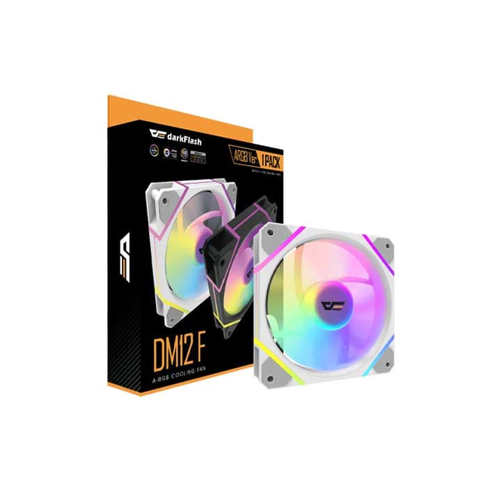 DARKFLASH (DM12 F) SINGLE FAN (WHITE)