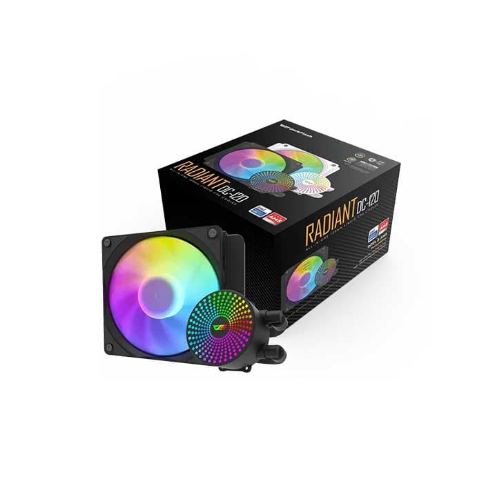 DARKFLASH DC120 LIQUID COOLER BLACK AIO