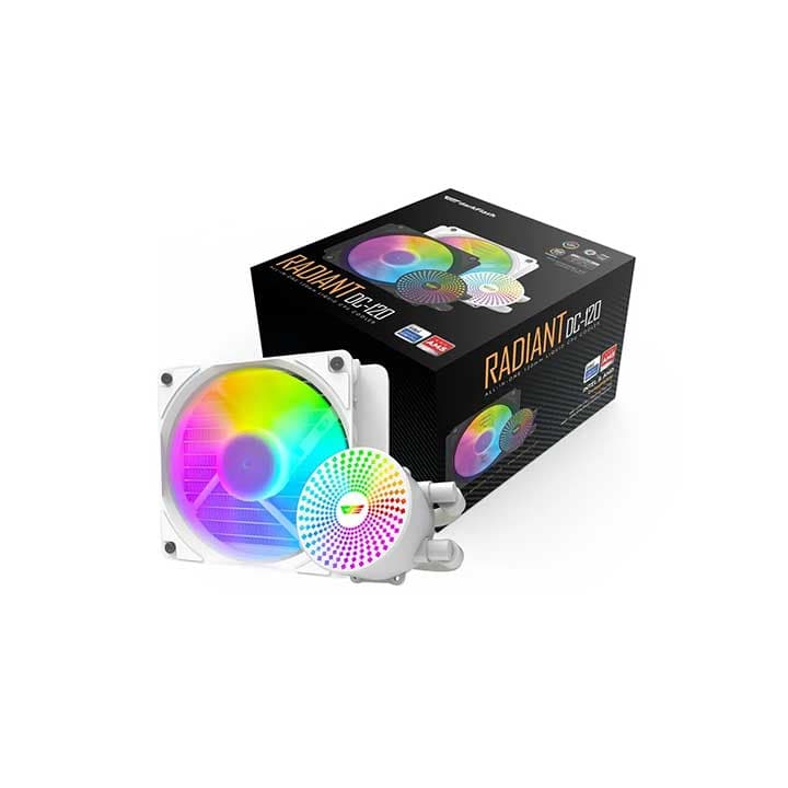 DARKFLASH DC120 LIQUID COOLER WHITE AIO