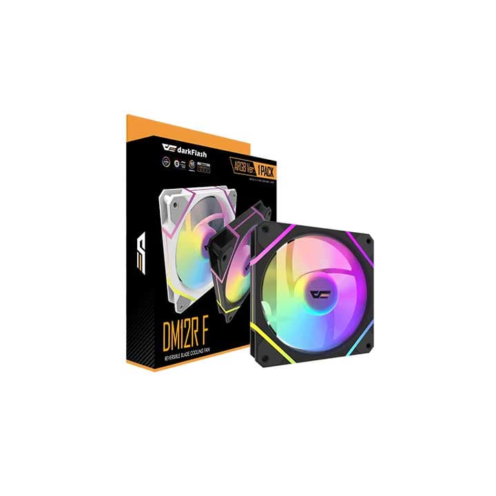 DARKFLASH DM12R F SINGLE FAN REVERSE BLADE (BLACK)