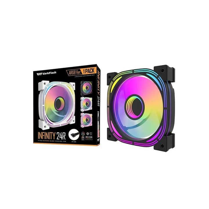 DARKFLASH INFINITY 24R SINGLE FAN REVERSE BLADE BLACK