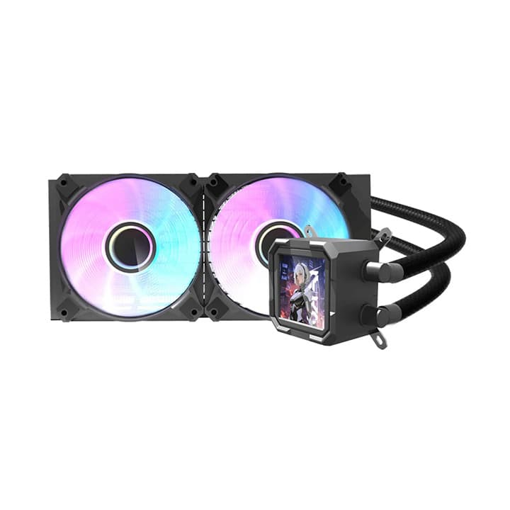 DARKFLASH WAVE DV240S ARGB LIQUID COOLER (BLACK) AIO