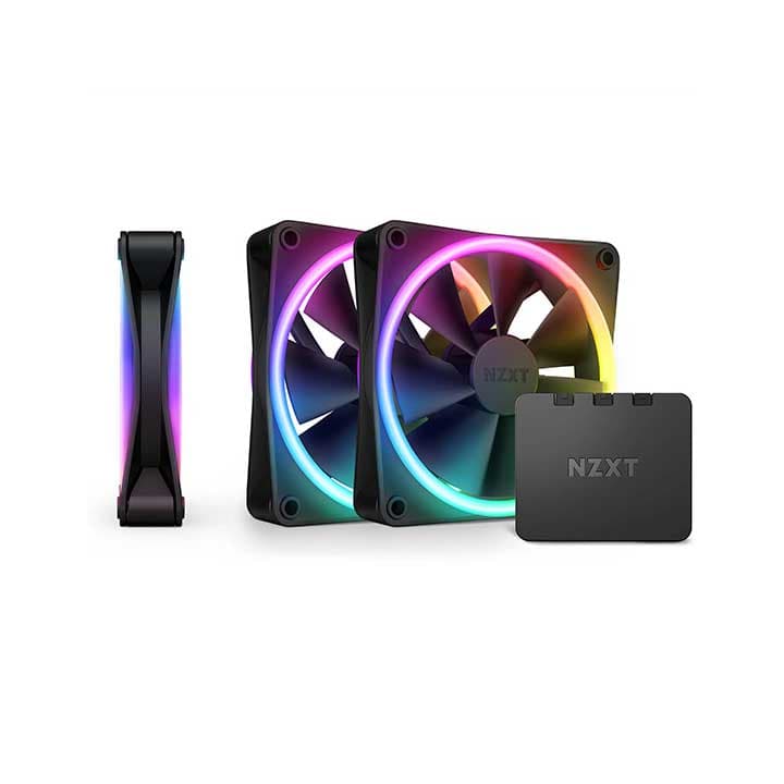NZXT F140 TWIN RGB DUO (BLACK) 2IN1