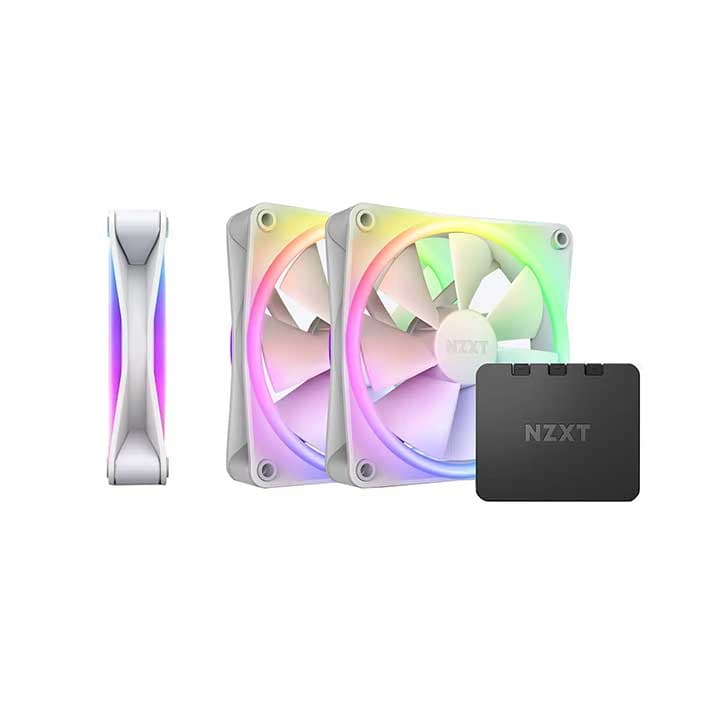 NZXT F140 TWIN RGB DUO (WHITE) 2IN1
