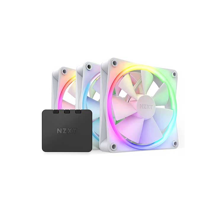 NZXT F120 RGB CORE TRI PACK (WHITE) 3IN1