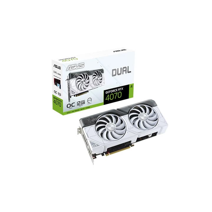 ASUS RTX4070 12GB OC EDITION WHITE DUAL FAN