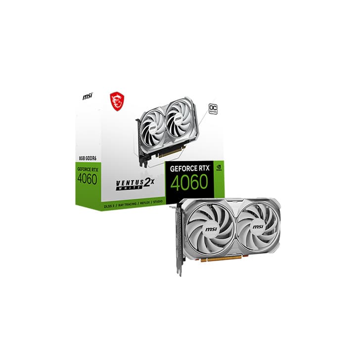 MSI RTX 4060 VENTUS 8GB OC WHITE 2X - MSI PC PARTS | Buy at UniPC
